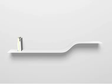 SHELF F - Powder coated steel wall shelf by VIDAME EDITIONS - view 2